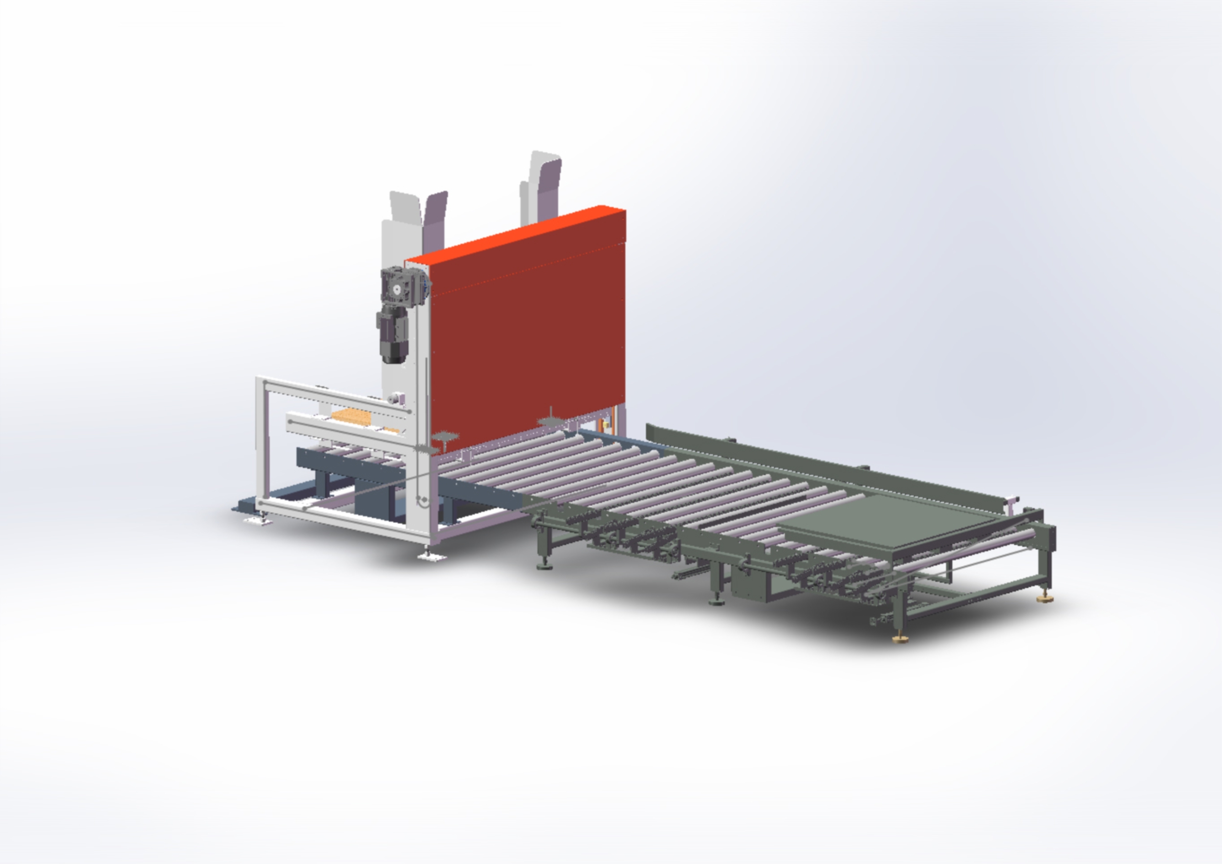 Automatic Feeder Of Pallets For Metal Printing Press