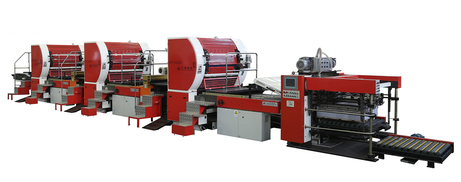 3 colour offset printing machine