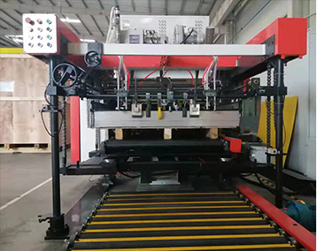 Electric Stack Adjustment Mechanism (including Automatic Taking Out Pallet) Of Metal Decorating Mach